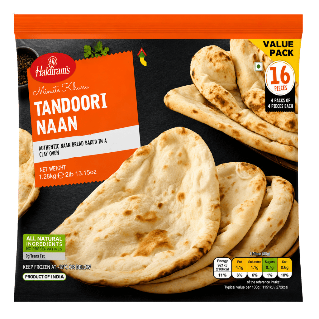Haldiram Tandoori Naan 16 pcs buy online USA - 1
